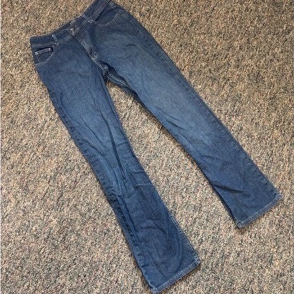 Riders by Lee‎ Women's Blue Denim Jeans Size 12 Long Bootcut